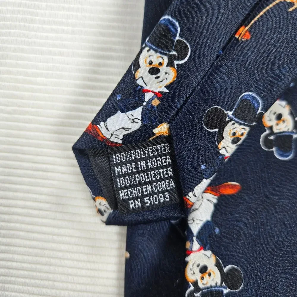 Vintage Mickey Unlimited Charlie Chaplain‎ Mickey Mouse Neck Tie
